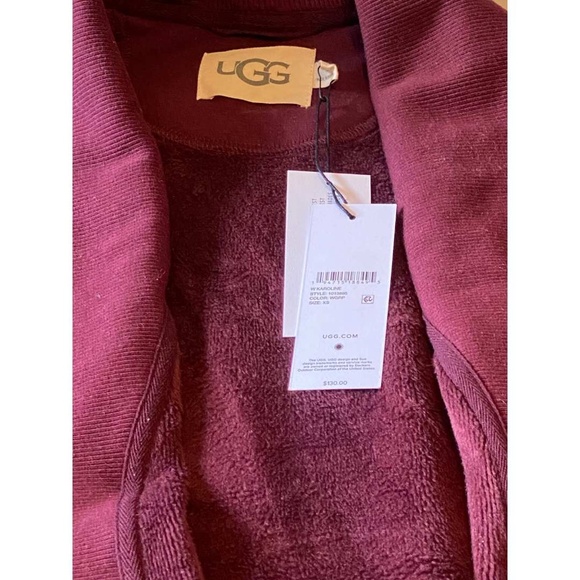 NWT UGG Burgundy Robe Size XS NEVER USED - Picture 6 of 14